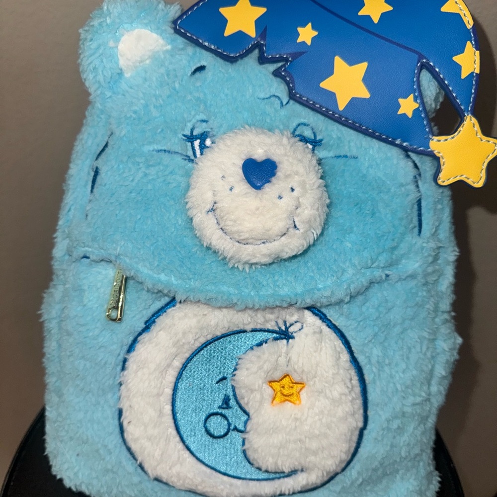 Loungefly Care Bears Bedtime Bear Plush Backpack